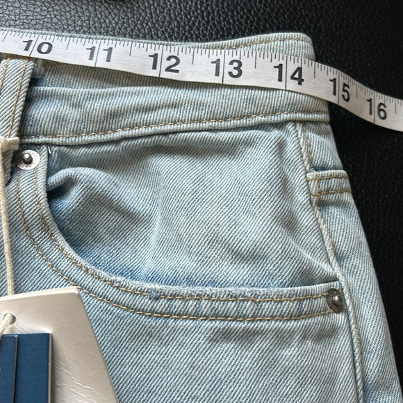 Lovers and Friends Reece Jean High Rise Rigid Slim Straight Palms Sz 28 NEW - Picture 12 of 14